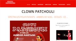 Desktop Screenshot of clownpatchouli.com